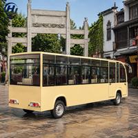 Navette électrique touristique avec accoudoirs robustes et auvent pour les hôtels de villégiature et les trajets sur les campus