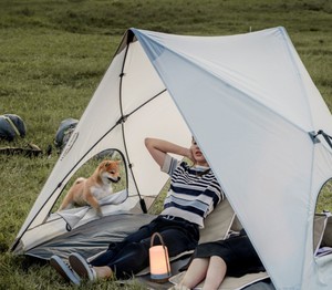 Tentes <span class=keywords><strong>de</strong></span> camping en plein air Triangle Pull pour la randonnée, le pique-nique et les bains <span class=keywords><strong>de</strong></span> <span class=keywords><strong>soleil</strong></span> Tentes faciles à installer - Product Image 3