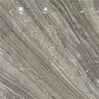 Carreau plat en marbre gris du maroc au design moderne fantaisie 450x450 porcelaine aiguisée dégringolée pour salle de bain villa hôtel sol poli
