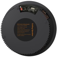 Haut-parleur de plafond encastré intelligent WiFi USB YZ-465 pour contrôle via application 5.3, streaming AirPlay, sortie bidirectionnelle 60W, usage commercial