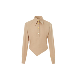 <span class=keywords><strong>Ensemble</strong></span> 2 pièces haut court et <span class=keywords><strong>pantalon</strong></span> <span class=keywords><strong>de</strong></span> costume en sergé irrégulier texturé pour <span class=keywords><strong>femme</strong></span> Sehe Fashion - Product Image 4