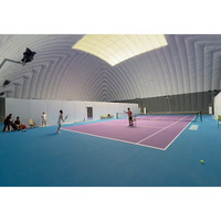 Cupola Sportiva Gonfiabile Jiecheng Modello 124 in PVC PVDF a Triplo Strato Impermeabile Oltre 3000mm per Calcio, Tennis, Padel e Multisport