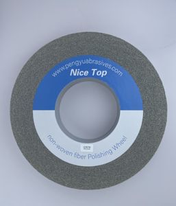 NICE TOP LD 7S FIN 12X2X5 inch Licht Deburring Convolute Wiel Gemini voor ontbramen, polijsten, buffen en afwerken - Product Image 1