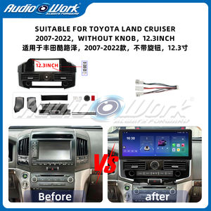 <span class=keywords><strong>Vente</strong></span> flash - Cadre d'autoradio pour <span class=keywords><strong>TOYOTA</strong></span> LAND CRUISER 2007-2022 - Cadre de lecteur DVD pour voiture - Product Image 2