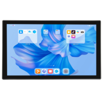 Monitor de Pantalla Táctil Capacitiva Industrial IPS de 21.5 Pulgadas de Alto Brillo, Resistente al Agua, 1920x1080, USB/DVI/RS232 Serial HD, Metálico, DC