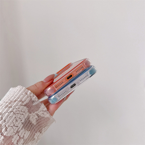 เคสโทรศัพท์มือถือแม่เหล็กแบบหรูหรา ประดับกลิตเตอร์ สำหรับ iPhone 17 16 15 Pro Max สีลูกกวาด ป้องกันการกระแทก - Product Image 6