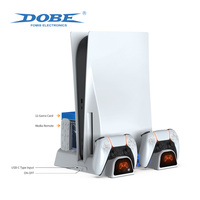 Station de charge DOBE avec ventilateur de refroidissement et support vertical pour manette PS5 Slim, accessoires de console de jeu, fabricant