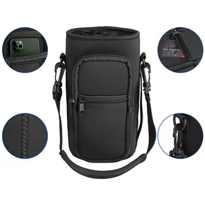 Bolsa Portabotellas de Neopreno en Oferta, Funda para Botellas de Agua de 32oz y 40oz, Bolsa Deportiva con Correa para Senderismo - Product Image 5