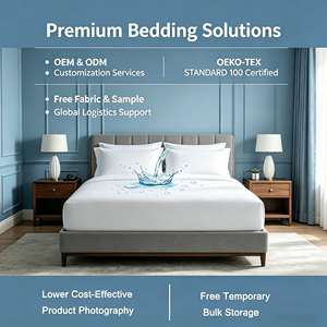 Protège-<span class=keywords><strong>matelas</strong></span> intégral 6 faces, imperméable, anti-punaises de lit et anti-acariens, housse de lit zippée tout autour - Product Image 3