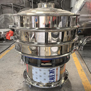 Criblage de poudre d'assaisonnement alimentaire, économie d'énergie et crible vibrant rotatif à ultrasons à haute efficacité - Product Image 6