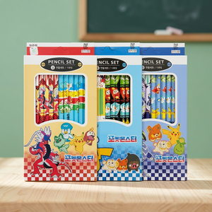 Juego de Lápices Coreanos Pokemoned, 12 Unidades x 12 Docenas, Caja de Lápices de Grafito Negro para Niños, Material Escolar, Anime, Dibujos Animados, Venta al por Mayor - Product Image 2