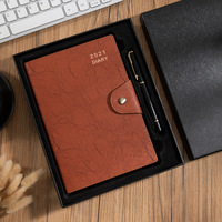 Fournitures scolaires personnalisées Carnets de notes en papier imprimé Journal A4 couverture rigide Texture lin Cuir PU Objectifs Planificateur Carnet de notes sur demande