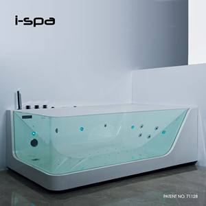 Bañera Acrílica Rectangular de Lujo, Independiente, con Hidromasaje, para Uso Interior y Exterior - Product Image 2