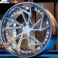 Jantes en alliage forgé EZW personnalisées haute résistance 20 21 22 pouces 5x112 5x130 pour Q7 RS7 Performance, finition argent brillant poli