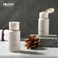 MYPACK Daim givré Kaki 1.6oz 50ml 60ml Format voyage Shampooing Gel douche Gel douche Flip Top Bouteille à presser en plastique