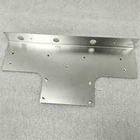 Support de pliage de tôle sur mesure, plaque de montage en aluminium découpée au laser et formée avec entretoises, pièces de fabrication de tôlerie