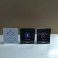 Популярная карта NFC для отзывов Google из ПВХ с индивидуальным дизайном, офсетной печатью, чипами LF/HF/UHF, настраиваемым размером и цветом