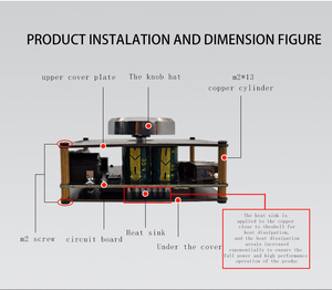 Carte d'amplification audio XINYI Sini XY-AP100H TPA3116, module amplificateur de puissance numérique stéréo HIFI 100W - Product Image 2