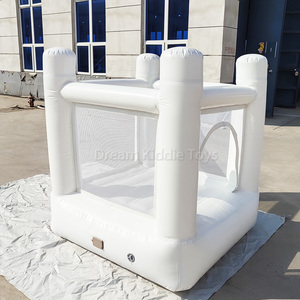 Castillo Inflable Silencioso Sin Cables, Castillo Brincolín Blanco para Niños, Enviado en Bolsa de Transporte - Product Image 3