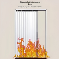 Porte de séparation de cuisine et salle de bain en alliage d'aluminium au design minimaliste, manuelle, coulissante, rétractable, pliable, insonorisée