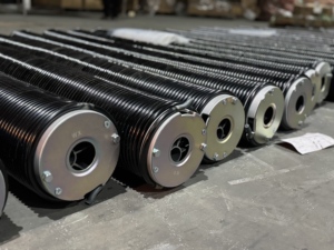 Resorte de torsión galvanizado resistente, de larga duración y bajo mantenimiento para puerta industrial con revestimiento electrolítico. - Product Image 4