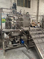 Mélangeur automatique industriel certifié CE 1000 kg pour mayonnaise, homogénéisateur sous vide cosmétique, équipement de fabrication de lotions