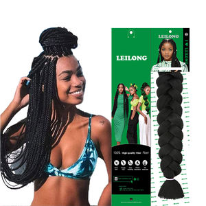 Hot <strong>Sales</strong> Ombo Braid Synthetic Braiding Hair Extension Soft Texture <strong>for</strong> <strong>African</strong> 165 Gram Stretched Synthetic Braiding Hair - Product Image 1