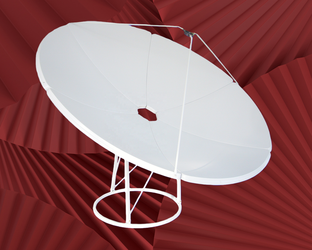 High Performance C Band 3.7-4.2GHz 240cm (2.4m) Outdoor Steel Satellite Dish Antenna with 1.5 VSWR for Optimal TV Reception