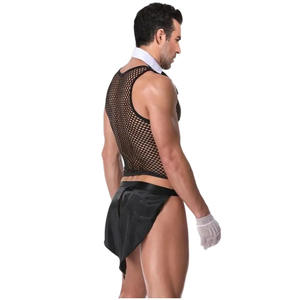 Disfraz Erótico de <span class=keywords><strong>Camarero</strong></span> Sexy para Hombre, Regalo de San Valentín, Disfraz de Cosplay de Lencería de Mucama para Hombre - Product Image 2