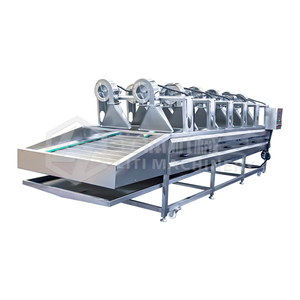 Ligne de production de nettoyage à bulles d'air à haute pression entièrement automatique pour climatiseurs commerciaux, sécheuse vibrante, lavage, séchage à l'air froid - Product Image 1
