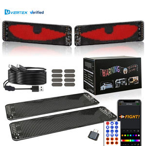 車のリアウィンドウガラス用LEDディスプレイ悪魔ダイナミックアニメーション目フレキシブル車の点滅 - Product Image 3