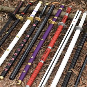 10 Styles 104CM Cosplay 1:1 Anime Kozuki Oden Yamato violet épée arme Katana sécurité lame Anime samouraï épée jouet - Product Image 1