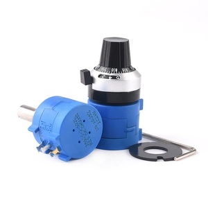 Lorida kỹ thuật số chính xác vết thương chiết 3590s-2-103l 502l104l1k 5k10k 50k ohm trục 25mm quy mô Knob tuyến tính chiết - Product Image 4