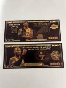 Billete Conmemorativo de la NBA con Lámina Dorada, Colección de Billetes, para Regalo o Decoración - Product Image 2