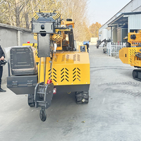 Mini-grue araignée hydraulique électrique/diesel JIUSHENG à rayon de braquage court, certifiée CE, 5 tonnes, hauteur de levage 12 m
