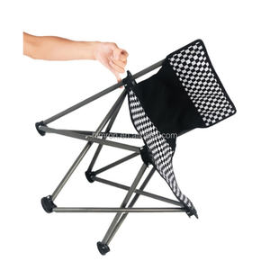 Petite chaise pliante <span class=keywords><strong>ultra</strong></span>-légère portable pour les loisirs en plein air, le camping, la pêche, la plage, avec accoudoirs - Product Image 5