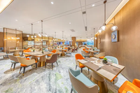 Meubles de salle à manger privée haut de gamme pour hôtels, nouveau ensemble de table à manger ronde de style chinois