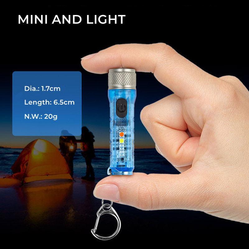 Фабрика OEM фабрика мини брелок светодиодный фонарик COB Портативный перезаряжаемый фонарик с магнитом