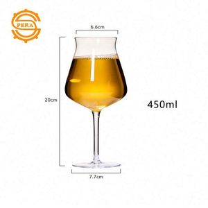 Vaso de Cerveza <span class=keywords><strong>Teku</strong></span> de Cristal Hecho a Mano, Sin Plomo, de Lujo, al por Mayor para Bares - Product Image 2