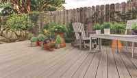 Decking WPC facile à installer, facile à bricoler avec des kits d'installation complets