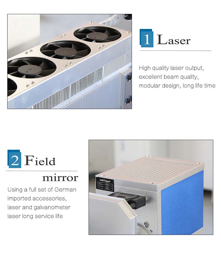 Máquina 50W 60W 80W de la marca del laser del no metal del CO2 del precio de la fuente de la fábrica buena opcional