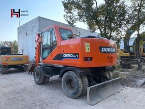 Excavadora de ruedas Doosan 150 Original de Corea en buen estado, excavadora de ruedas usada de 15 toneladas, excavadora de ruedas usadas a la venta - Product Image 2