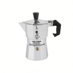 Cafetera Espresso KARL KRGER, Cafetera Moka de 6 Tazas, Cafetera de Aluminio para Estufa - Product Image 2