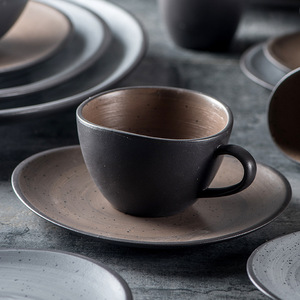 Italy Vintage Cappuccino <strong>Cup</strong> Retro Europe Latte Coffee <strong>Espresso</strong> <strong>Cup</strong> and Saucer - Product Image 2