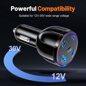 USB+PD QC3.0 5-in-1 <b>Magnetic</b> Fireproof Car Fast-<b>Charging</b> Charger for Mobile Phone & Laptop - Product Image 3