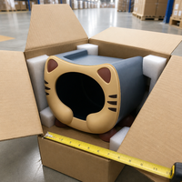 Étagères de rangement empilables pour chats YAOYUE, maison pour chat en PP, organisateur de meubles pour animaux de compagnie