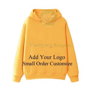 Sudadera con capucha oversize de algodón suave para hombre y mujer, <span class=keywords><strong>ropa</strong></span> deportiva de forro polar para niña, top de talla grande - Product Image 2