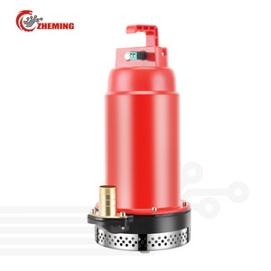 Pompe submersible en fer DC avec batterie au lithium intégrée 12V 250W, haute pression, grand <span class=keywords><strong>d</strong></span>ébit, pompe à <span class=keywords><strong>eau</strong></span> portable sans fil - Product Image 5