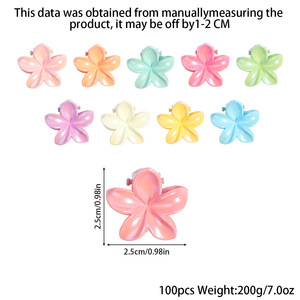 Mini fermaglio <span class=keywords><strong>per</strong></span> <span class=keywords><strong>capelli</strong></span> in <span class=keywords><strong>cotone</strong></span> con animali, colore sfumato, design dolce, delicato sui <span class=keywords><strong>capelli</strong></span>, <span class=keywords><strong>per</strong></span> bambine, accessorio <span class=keywords><strong>per</strong></span> trecce e chignon. - Product Image 5