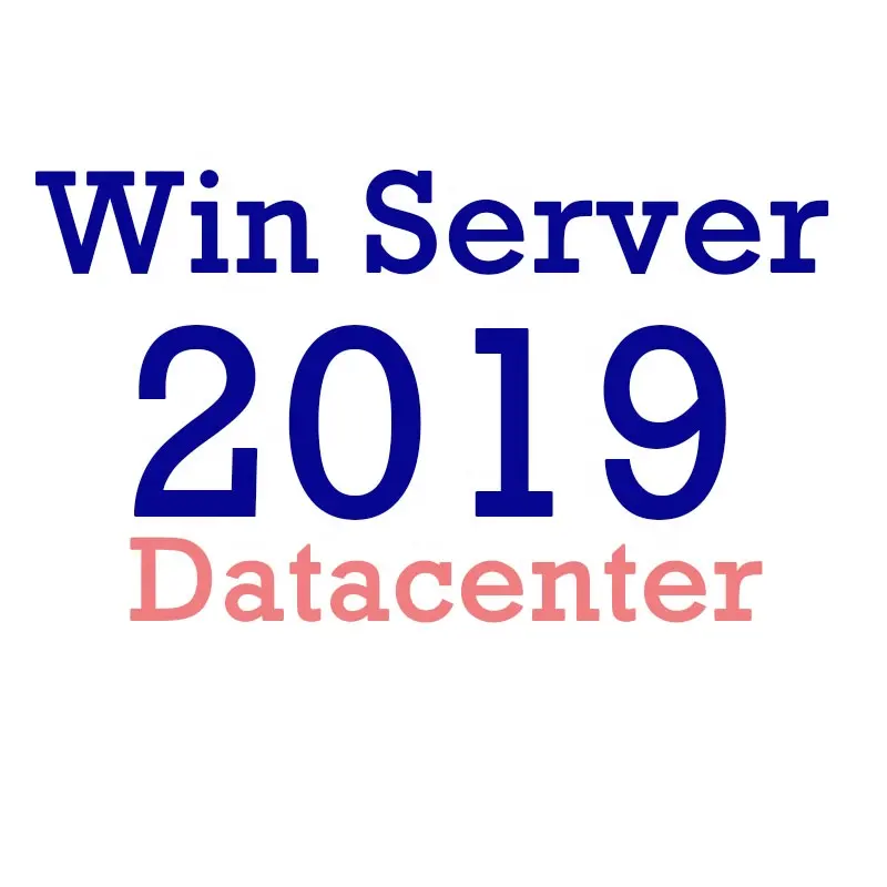 Win Server 2019 Datacenter Licencia 100% Activación en línea Win Server Datacenter 2019 Clave por correo electrónico
